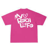 In Real Life Crew Tee - Pink